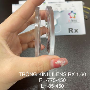 Tròng Kính Cao Cấp iLens RX 1.60 BLUE BLOCK UV410 SHMC